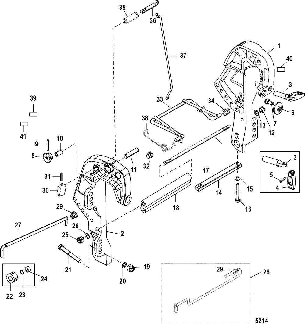 mercury 40 hp outboard parts diagram