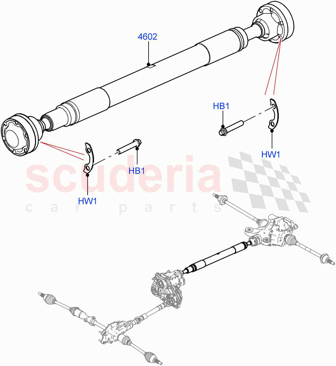 driveshaft parts diagram