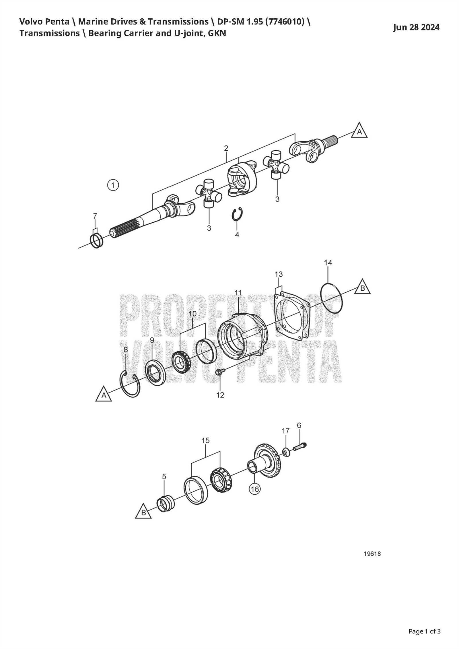 volvo penta dp outdrive parts diagram