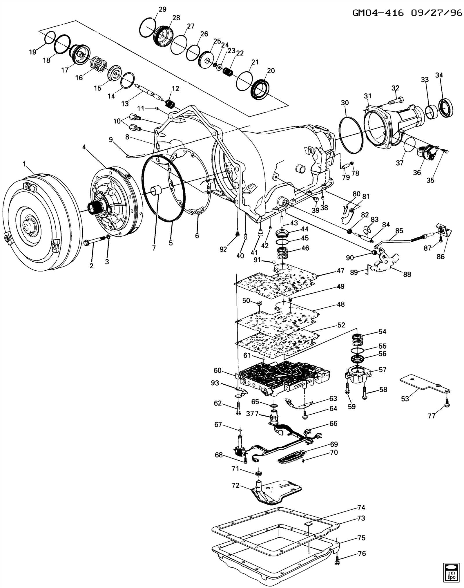 4l60e parts diagram