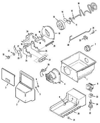 maytag ice maker parts diagram