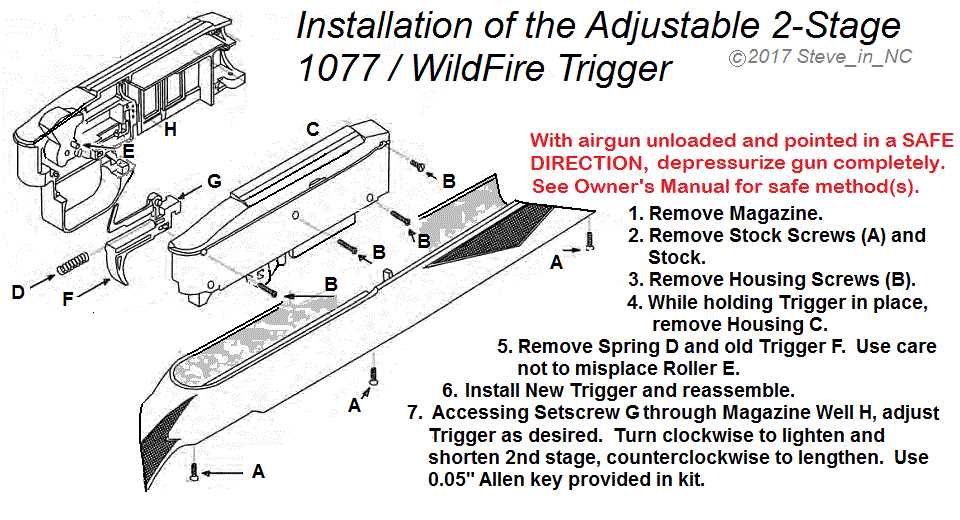 crosman 1077 parts diagram