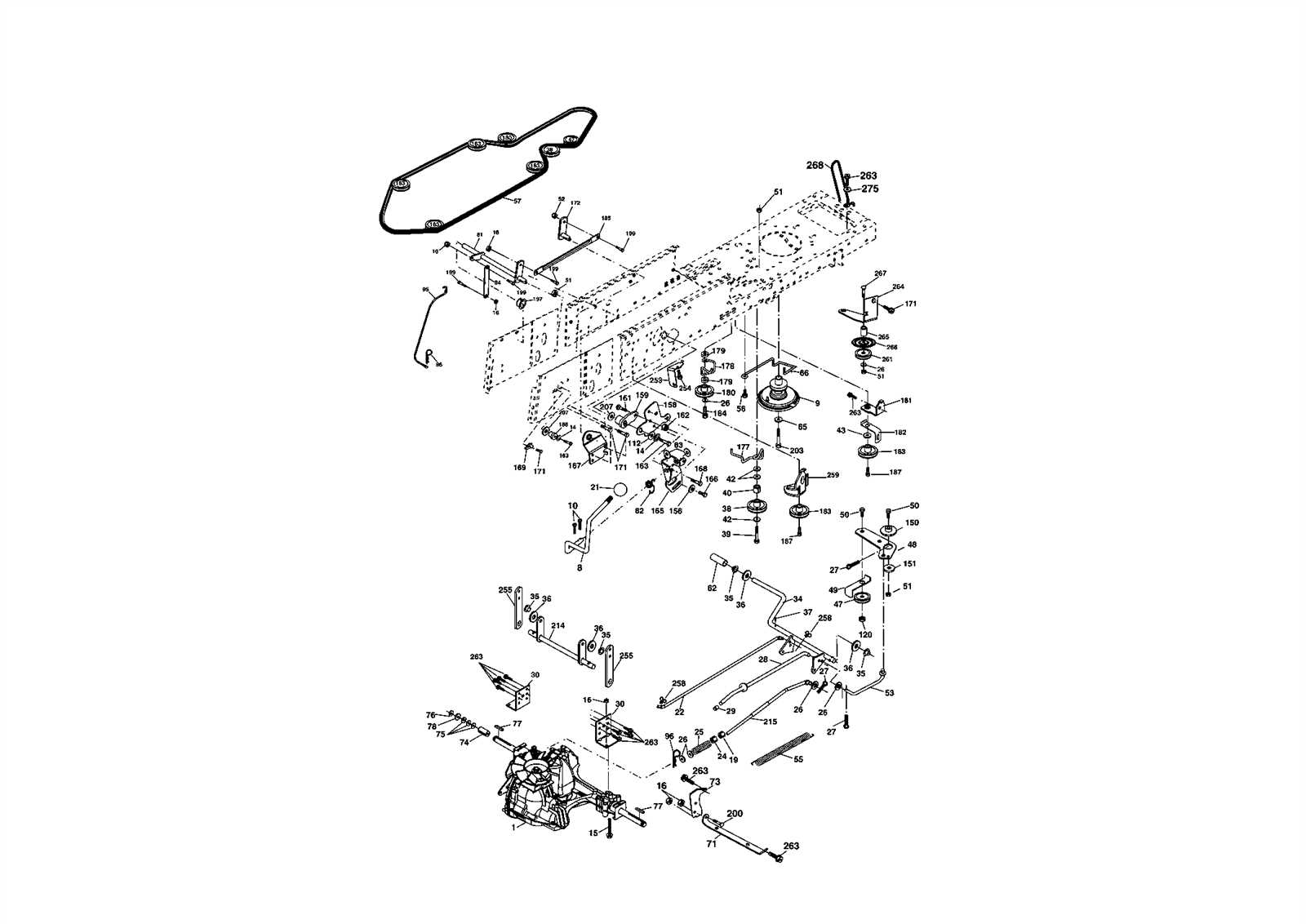 husqvarna bagger parts diagram