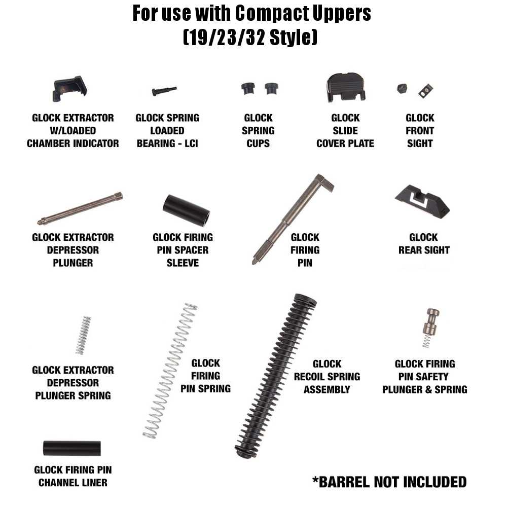 glock 19 gen 3 parts diagram