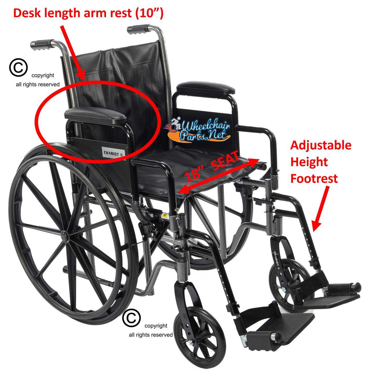 wheelchair parts diagram