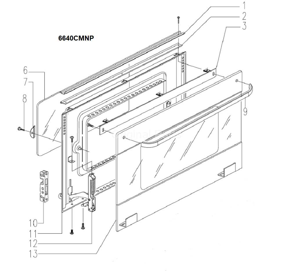 whirlpool electric range parts diagram