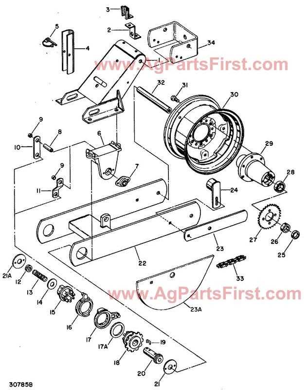 white 6100 planter parts diagram