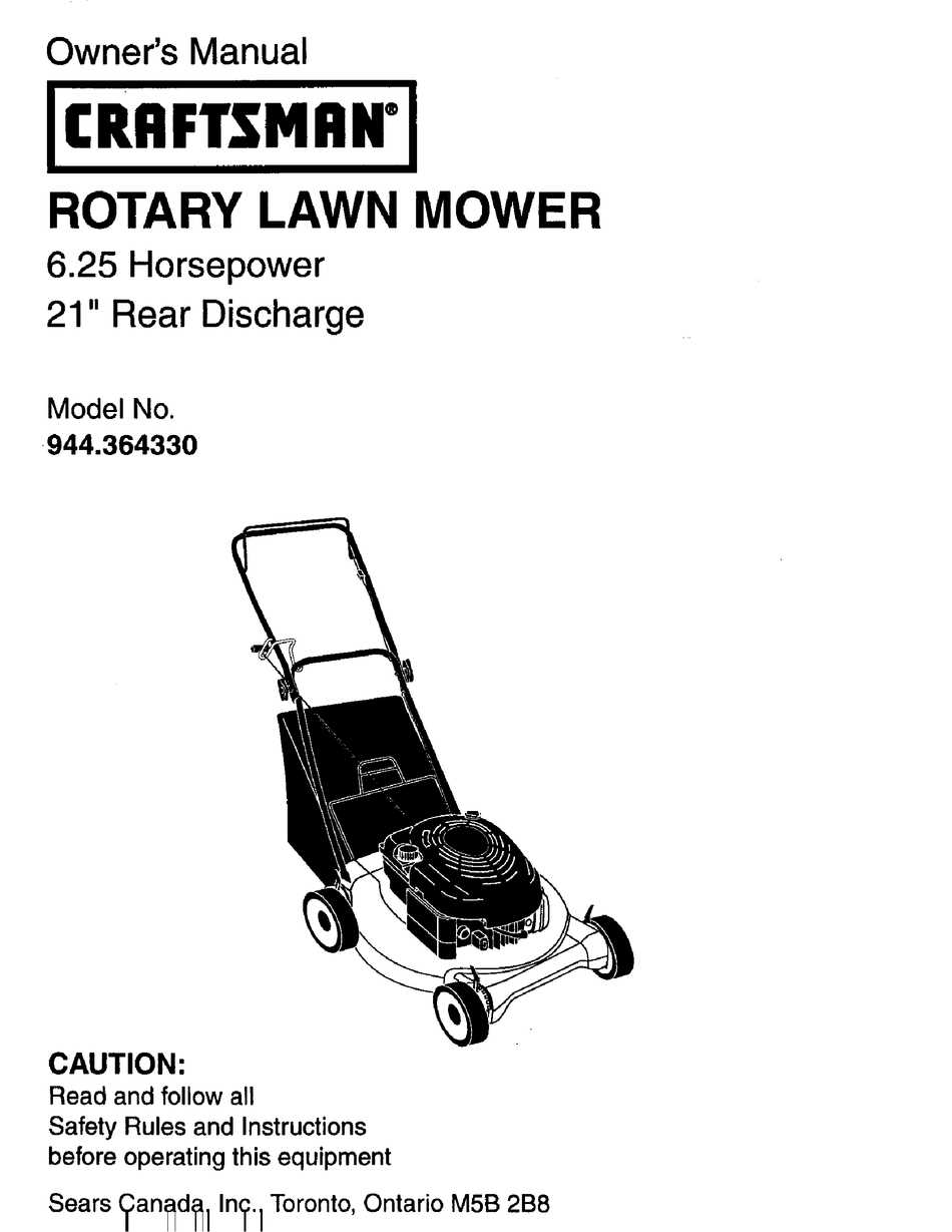 craftsman m220 lawn mower parts diagram