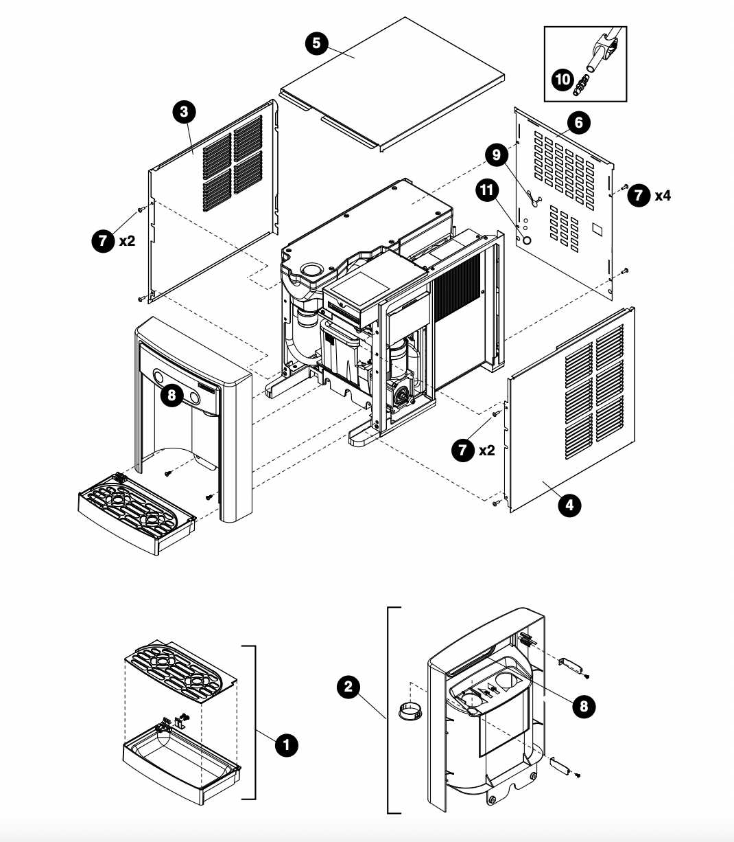 ice o matic parts diagram