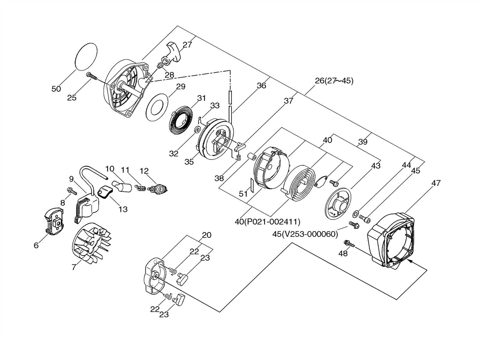 echo gt225 parts diagram