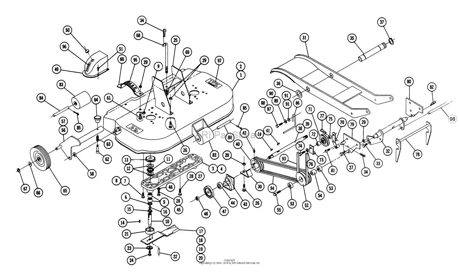 massey ferguson 41 sickle mower parts diagram