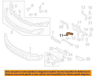 2015 ford f150 front bumper parts diagram