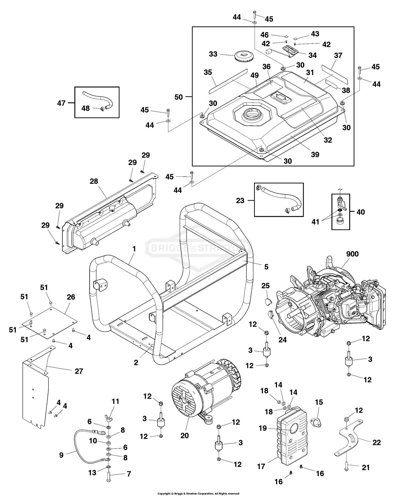 craftsman 3000i generator parts diagram