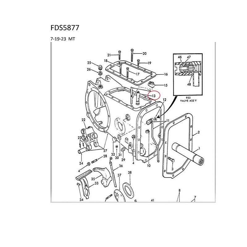 hydraulic ford tractor parts diagram