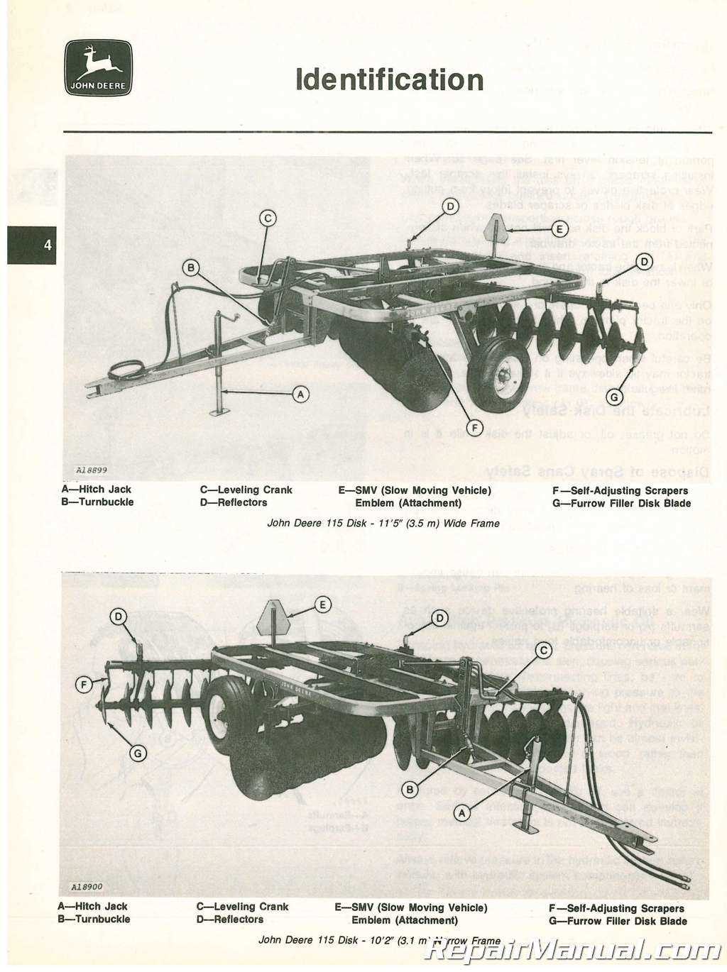 disc harrow parts diagram