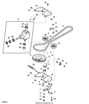 john deere freedom 42 mulching deck parts diagram