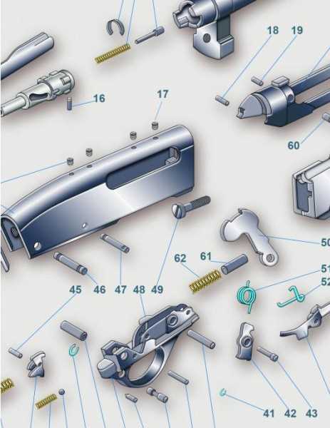 remington 7600 parts diagram