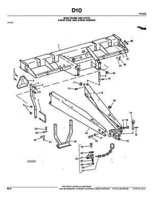 john deere 7100 planter parts diagram