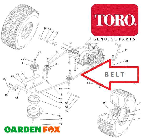 toro 20332 parts diagram