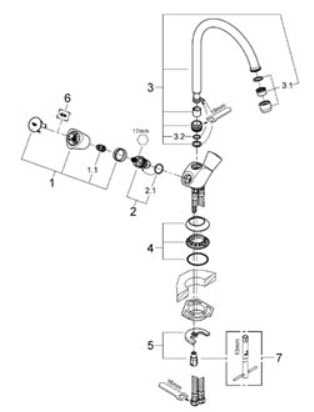 a112.18.1 faucet parts diagram