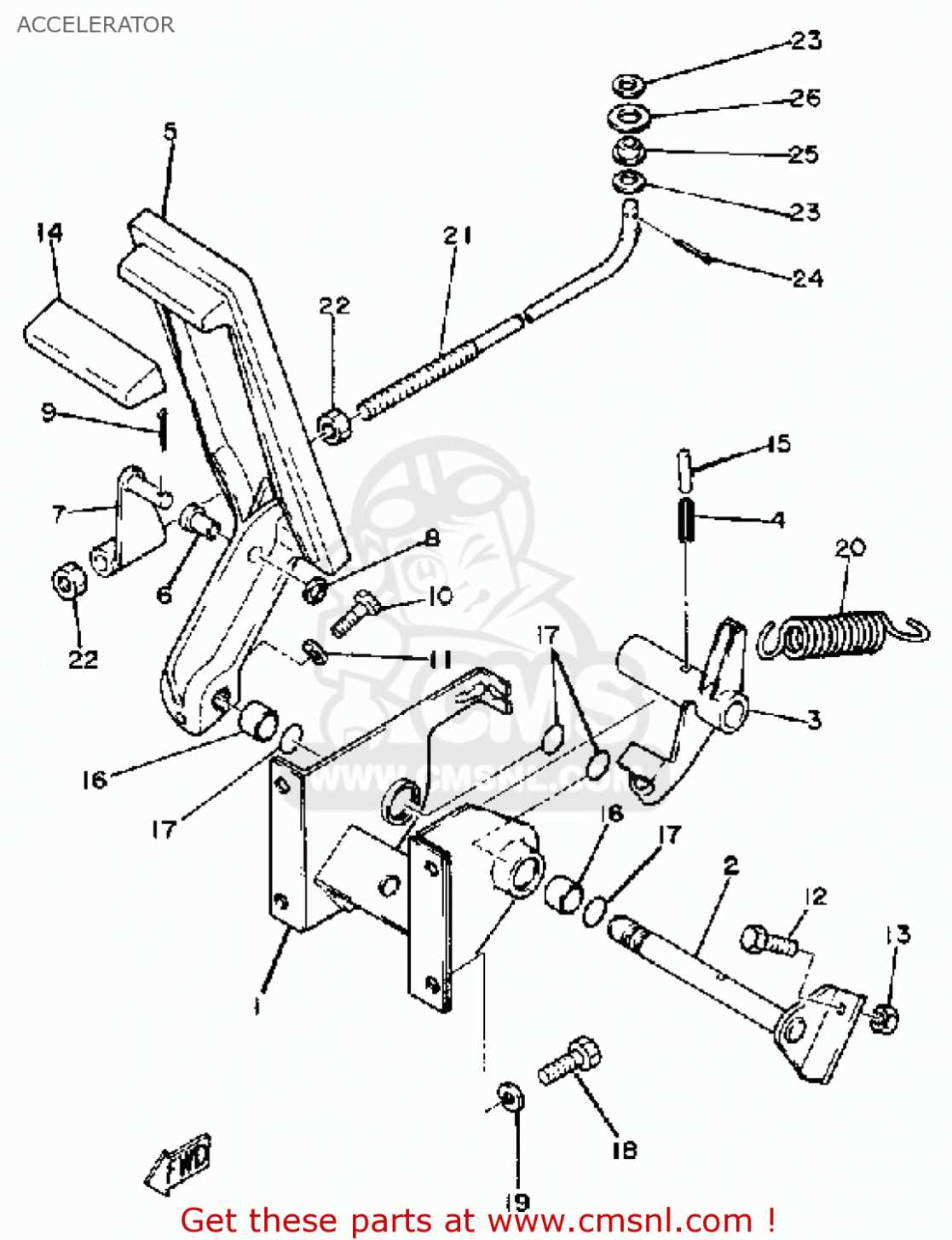 yamaha g16 parts diagram