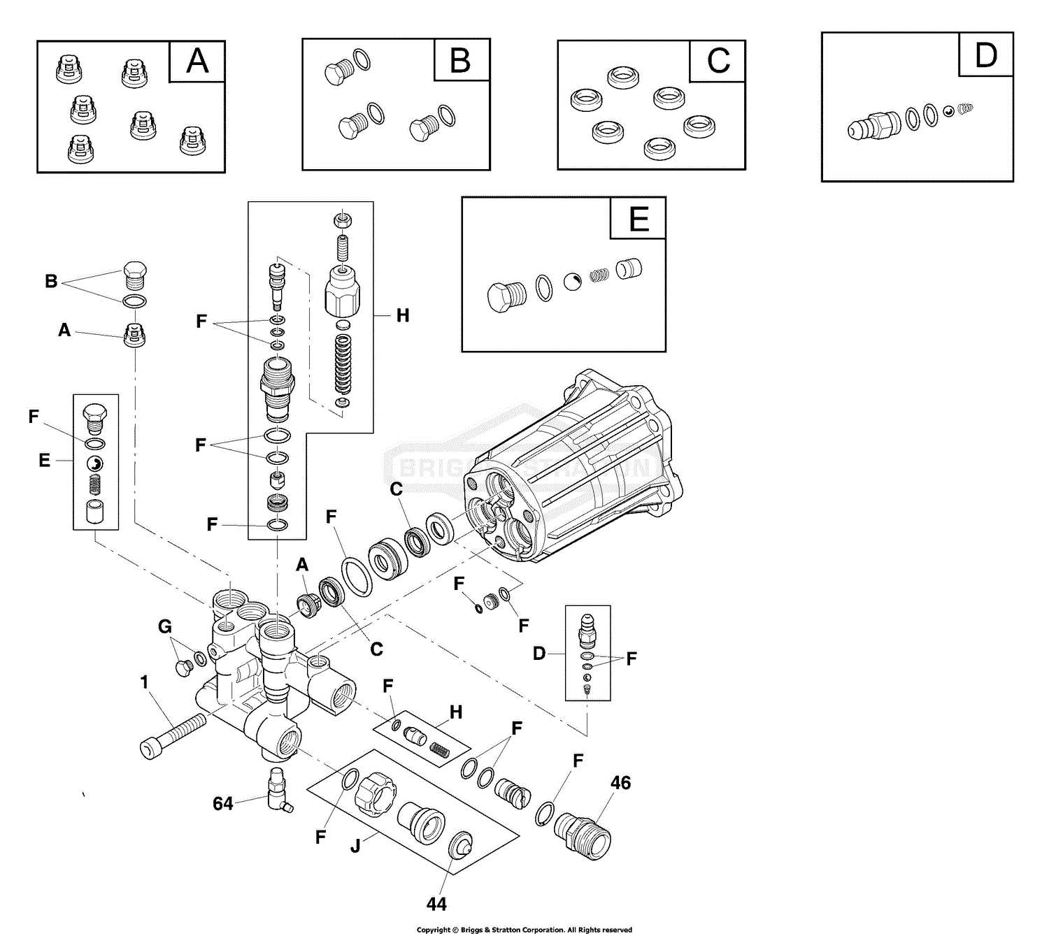 stanley pressure washer parts diagram