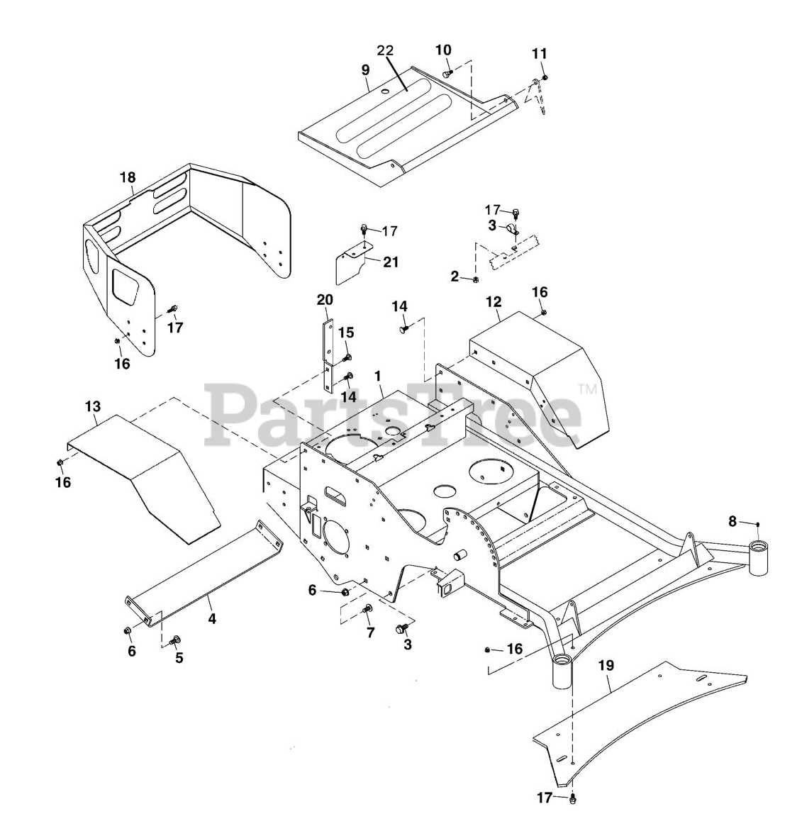 great dane mower parts diagram