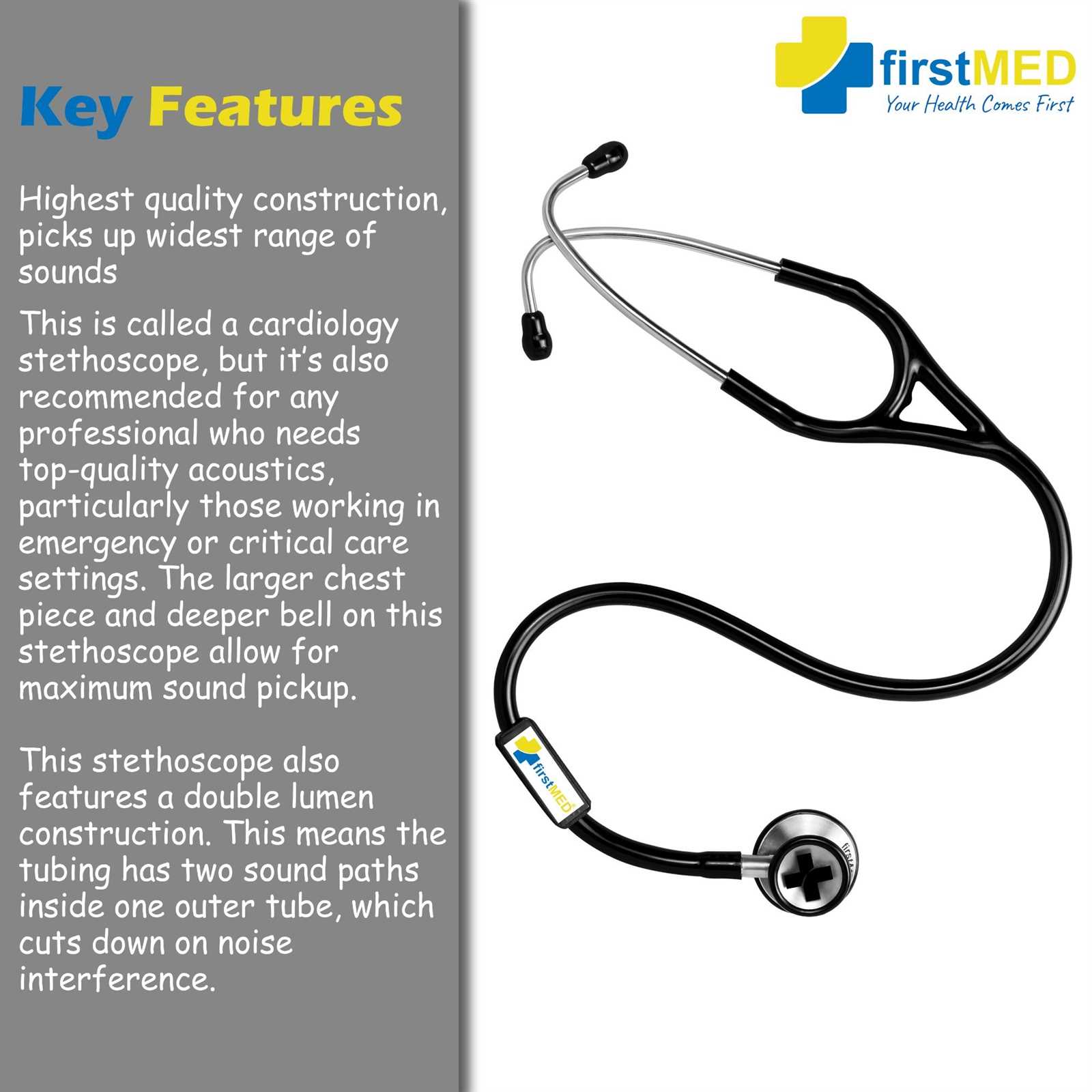 stethoscope parts diagram