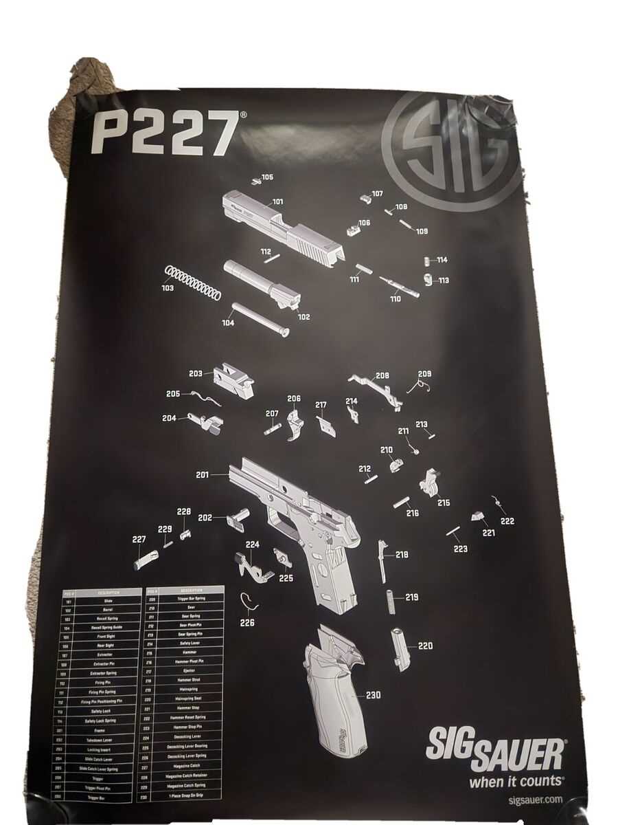 sig p226 parts diagram