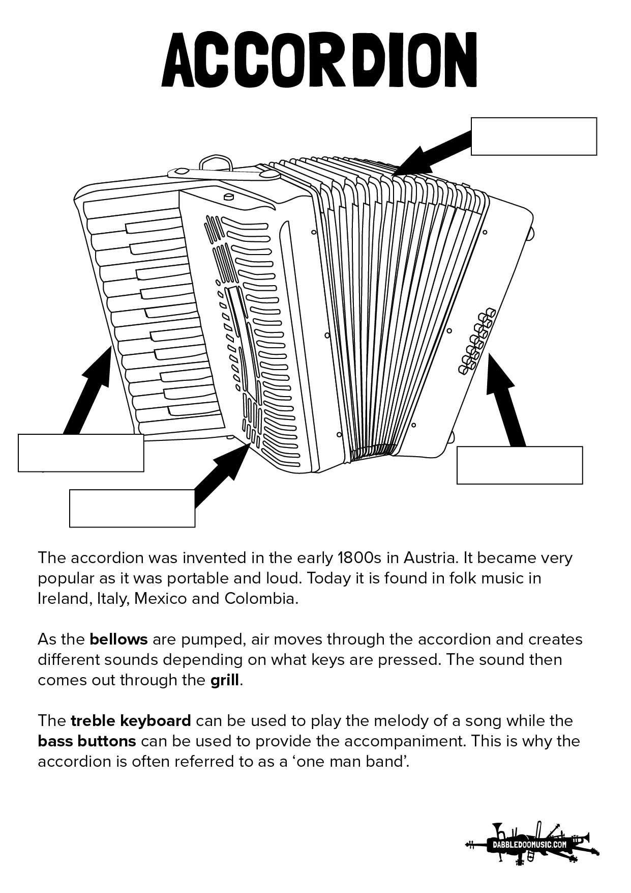 accordion parts diagram