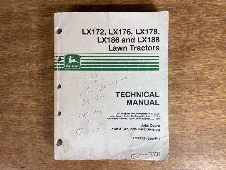 john deere lx178 parts diagram