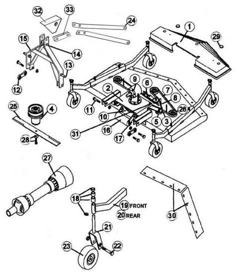 rhino bush hog parts diagram