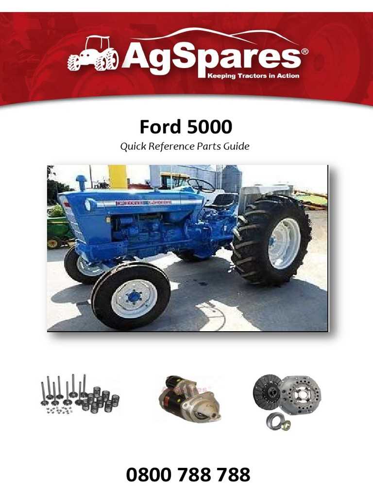 ford 5000 steering parts diagram