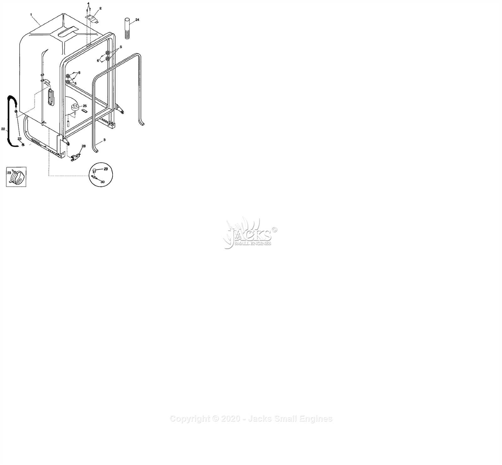 frigidaire dishwasher parts diagram