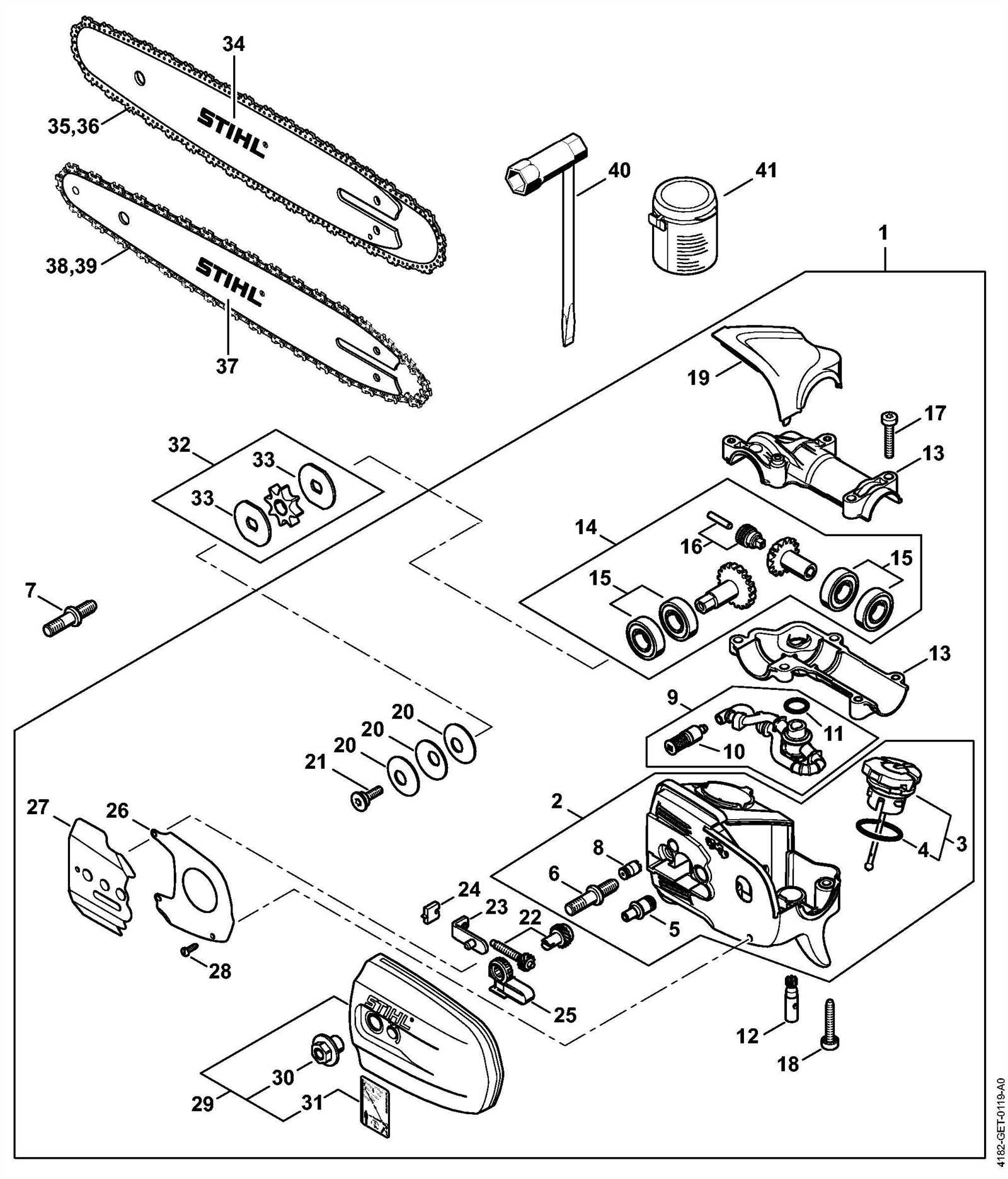 stihl ms661 parts diagram