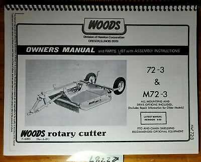 woods rotary cutter parts diagram