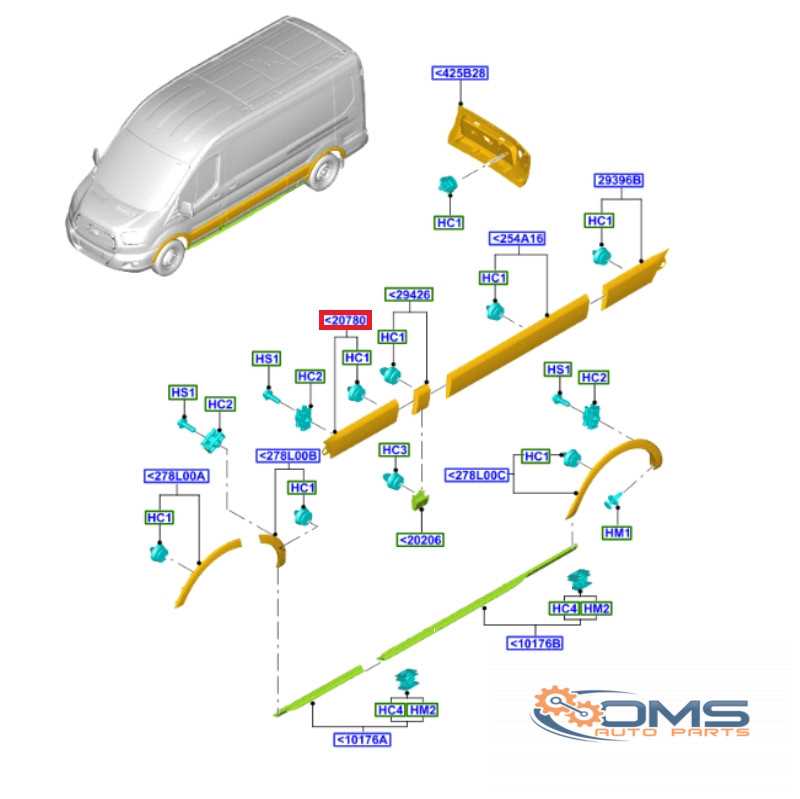 ford transit parts diagram