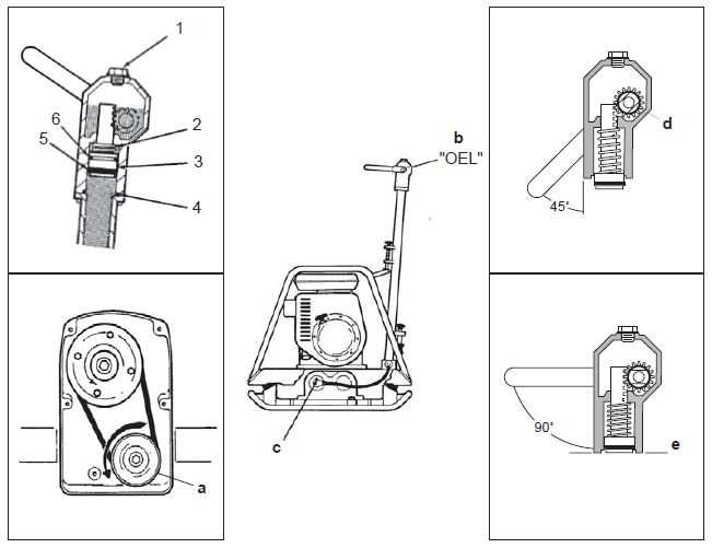 wacker plate compactor parts diagram