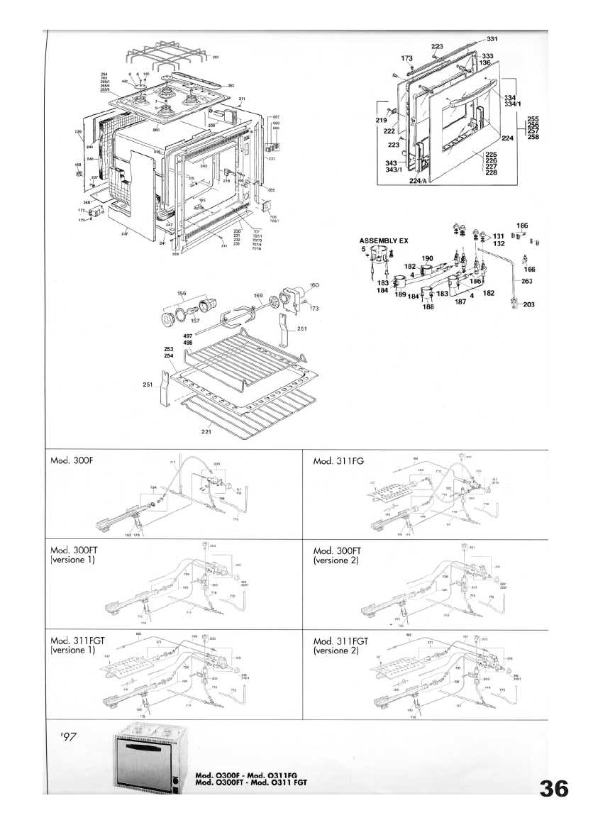 microwave parts diagram