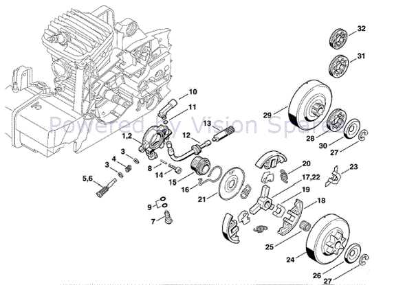 stihl ms290 parts diagram