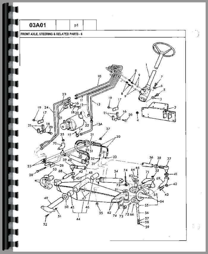 backhoe parts diagram