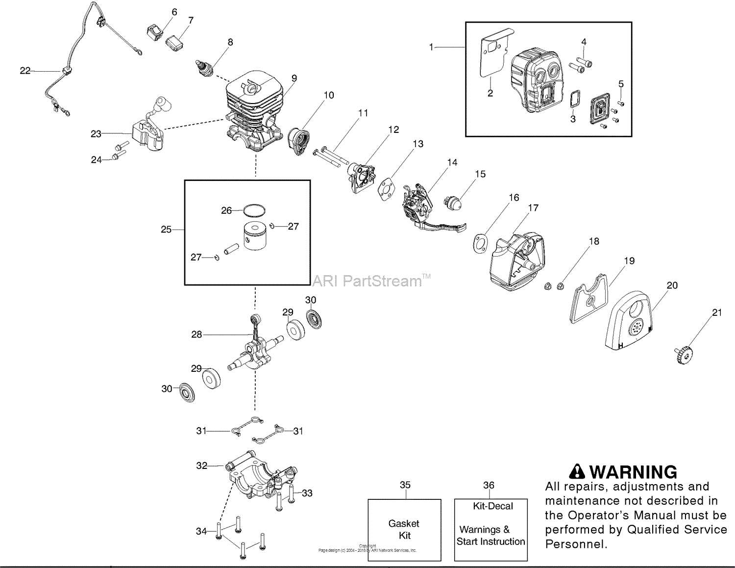 husqvarna leaf blower parts diagram