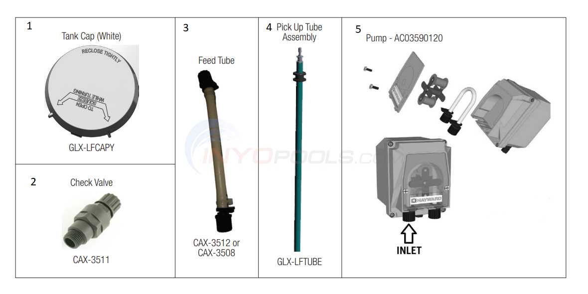 hayward chlorinator parts diagram