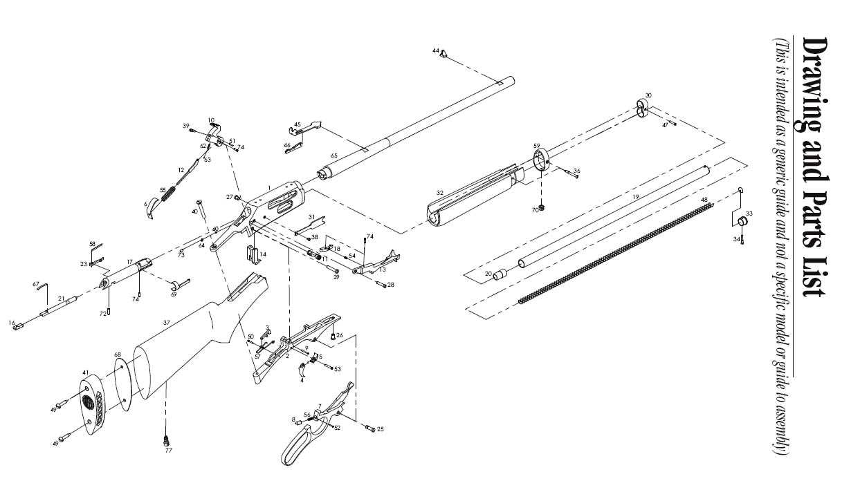 marlin 30 30 parts diagram