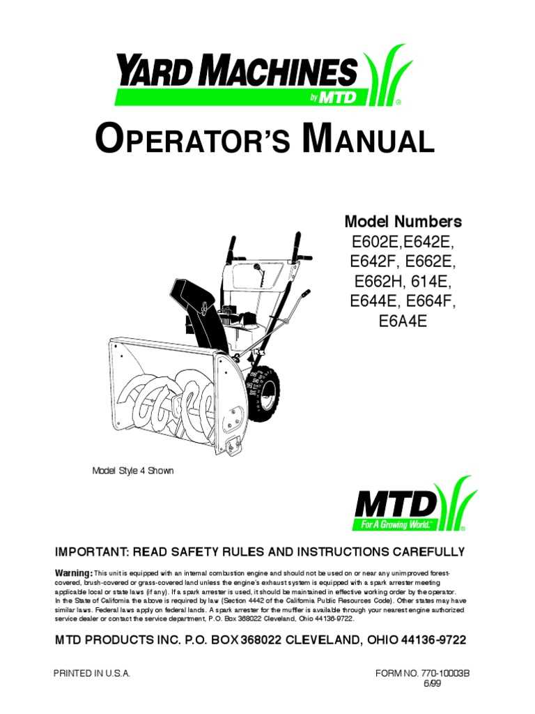 mtd 8 26 snowblower parts diagram